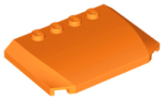 Parts Wedge 4 X 6 X 2 3 Triple Curved 52031 - Orange