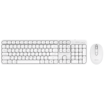 Volkanox Garnet Bluetooth Wireless Keyboard And Mouse Combo White