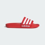 Adidas Unisex Adilette Shower Slides In Red white - Red white 11