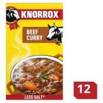 Knorrox Beef Curry Stock Cubes 12 X 10G