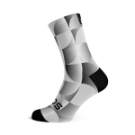Solid Silver Socks - Medium