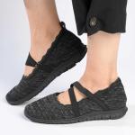 Nalini Melange Sneaker - Charcoal - 8