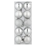 Assorted Shiny Baubles 10 Pack