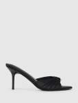 Kiana Gold Ring Detail Mule Heel - 40 Black