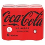 Coca-cola Zero Can 6 X 300ML
