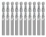 Ball Nose End Mill Cutting Bit – 3.175MM Bore