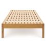 Queen Size Wooden Bed Frame 152X188CM Pine Slats &underbed Storage