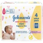 Johnsons Johnson's Baby Wipes Extra Sensitive 224'S