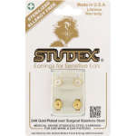 Studex Select Range April Crystal Bezel Earing Sterling Silver Large