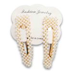 Hair Clip With Pearls Small - 2 Pack