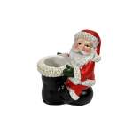 Santa With Boot Toothpick Holder 10X7CM