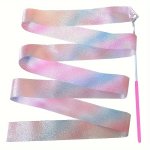 1PC Glitter Dance & Gymnastics Ribbon Universal For Dance Performance & Gymnastics
