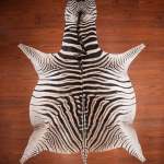 High-contrast Zebra Hide Rug 278 X 197 Cm No. A-088