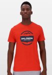 Salomon Gripped Ss Tee - Fiery Red