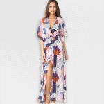 Women's Blue Dimensions Beach Cover-up