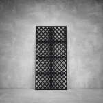 Wall Art D098 - 2000 X 1000 X 20 Indoor Matt Black No