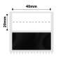 NB767 - NIIMBOT - M2 / M3 - 20X40MM+25.25 - 135 BLACK SELF-ADHESIVE LABELS