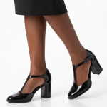 Parvani Block Heel - Black - 8
