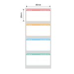 NB420 - - B18 N1 - 14X40MM - 150 Nice To Meet You Labels