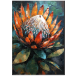 Protea Flower Large Wall Canvas Artwork Print 1200 X 800