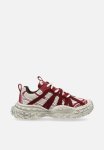 PoP Candy Lace Up Sneakers - Red & White