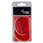 U-part Reflector Round Centre Bolt Red 60MM 2PK Livestainable