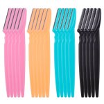 3 4 10PCS Eyebrow Trimmer Eyebrow Razor Shaver Blade Eye Brow Shaper Face Razor Facial Hair Remover For Women Beauty Makeup Tool