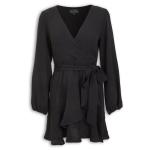 Black Wrap Dress