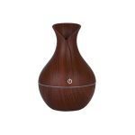 MINI LED Humidifier In Dark Or Light Wood Colour With USB Power Cable