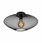 Mesh Ceiling Light Metal Black Gold - Gold