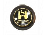 Crest Hooter Button With Black & Gold Wolfsburg - Autostyle Motorsport South Africa
