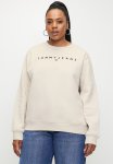 Tommy Hilfiger Plus Tjw Reg Linear Crew Ext - Newsprint