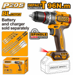 Ingco 20V Litium-ion Impact Drill