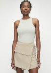 Superbalist Twill Wrap Tie Detail Skort - Taupe
