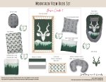 Cot Duvet Bedding Mountain View Buck Set