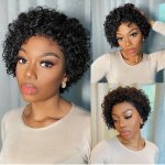 Short Curly Lace Wig Pixie Wigs For Women Human Hair Pixie Cut Lace Front Wigs Human Hair 13X1 Short Curly Lace Front Wigs HD