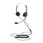 Calltel T800 Stereo-ear Headset - Noise-cancelling MIC - RJ9 Reverse