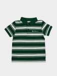 Kids Pq Stripe Polo Short Sleeve - Tourmaline - 12Y