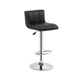 Barstool Short Back Black