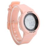 Kids Digital Watch Luminous Waterproof Sport Alarm Timer Pink 9109
