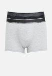 Jockey U-pouch Short Leg Trunk - Black & Grey