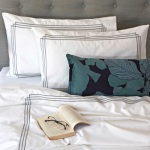 Heritage Collection Tribeca 500 Thread Count Egyptian Cotton Duvet Cover Set Silver Stitch - Super King 260X240CM