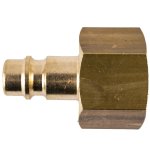 Gav Connector Brass 1 2"F