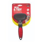 Dual Slicker Brush For Short Medium Double Coats - Small
