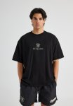 Box Fit Nfl T-Shirt - Lcn Nfl Black raiders Tonal Cursive