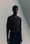 Regular Fit Lyocell-blend Top - Dark Grey