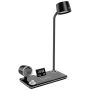 4-IN-1 Smart Desk Lamp With Bluetooth Speaker Wireless Charger Clock
