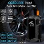 4000A Portable Car Jump Starter With LED Light & Fast Charging - USB Rechargeable Air Compressor & Pump For Up To 10.0L Gas &