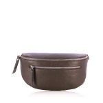 Multi-zip Fanny Pack Bag -khaki