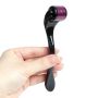 540 Titanium Microneedle Derma Roller 0.3MM - Black & Purple